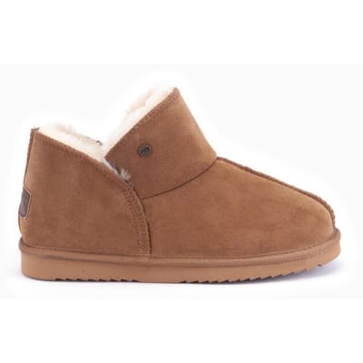 Warmbat Willow Suede Dames Sloffen - Grijs