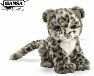 Hansa Sneeuwpanter Knuffel