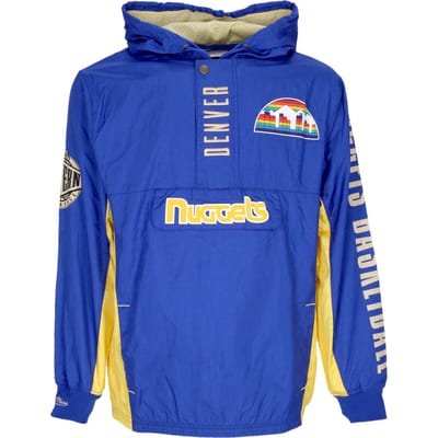 Afneembare windjack voor heren Nba Team Og 2.0 anorak windjack Vintage logo Dennug originele teamkleuren