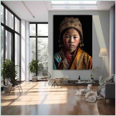 Picturetopicture - Canvas - 50x70 - Portret - Wanddecoratie - Uniek - Exclusief