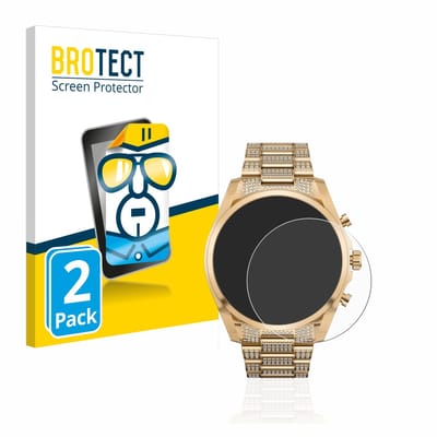 BROTECT - Screenprotector voor Michael Kors Access Gen 6 Bradshaw - Folie Beschermfolie transparant 2 Stuks