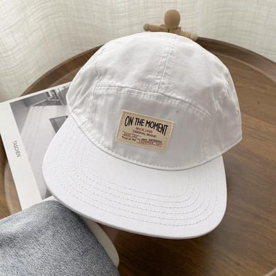 Sur Le Moment Casquette de Baseball 5 Panneaux en Coton Casquettes Snapback Os Gorras Hombre Originales Casquettes Hip Hop Pour Hommes Femmes Réglable 58-60CM gray