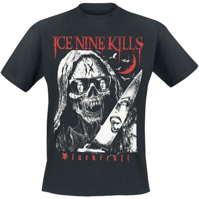 Blackcraft Cult - Gothic T-shirt - Ice Nine Kills - Ice Nine Reaper Tee - S tot XXL - voor Mannen - zwart