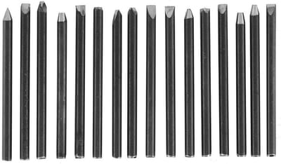 Dailygoods- Sieraden Beitel Hoge Hardheid - Sieraden Aambeeld - DIY Gereedschap - Stevig Materiaal - Handgesneden Sieraden - 16 Stuks Beschikbaar
