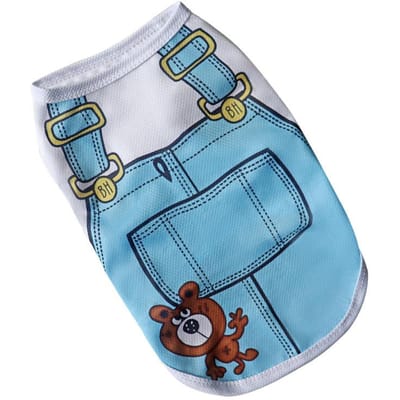 Vêtements pour animaux de compagnie, Vêtements d'été fins, Gilets de protection solaire, Chiens de petite et moyenne taille, Vêtements de climatisation cartoon, Fabricants de fournitures pour animaux de compagnie XXL