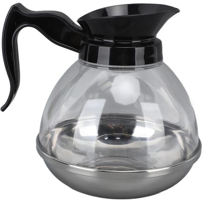 Cafetière de remplacement 1.2QT ABS Universelle avec poignée confortable et ajustement serré L