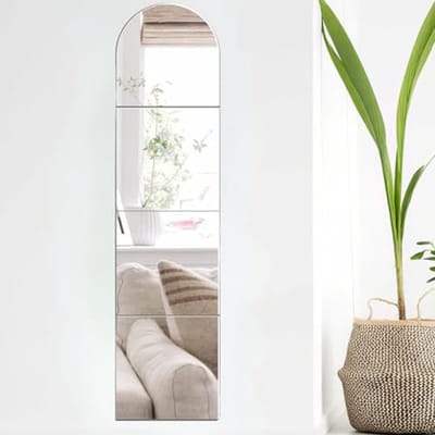 Zelfklevende Tegelspiegel 30,5 x 30,5 cm - Frameloze Wanddecoratie voor Esthetische Kamers