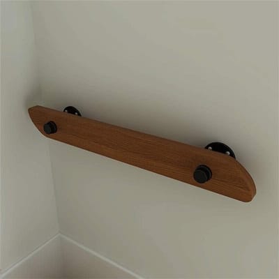 Houten trapleuning - Muurleuning - Veilig traplopen - Massief grenenhout - 300 cm - Naturel