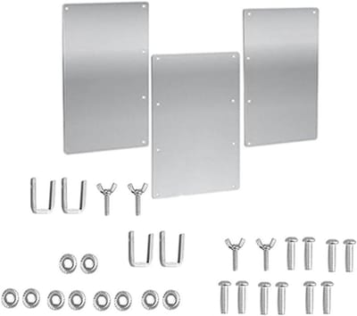 Terrasverwarmer Reflector - Warmte Concentrator - Buiten Verwarmen - Energiebesparend Ontwerp - 33 x 15 Inch - Zilver