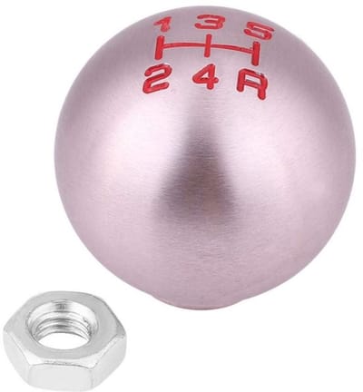 Dailygoody - Aluminium Versnellingspook Knop - 5 Versnellingen