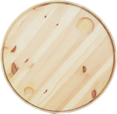 Barrelkings - Tafelblad Hout - Natural Wood - 60x5 cm - Gelakt - Geschikt voor 200/210L Olievat - Ombouwen tot Statafel
