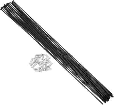 Fiets Spaken Set - Wiel Spaken - Fiets Reparatie - Rechte Trek Ontwerp - 277mm - Zwart