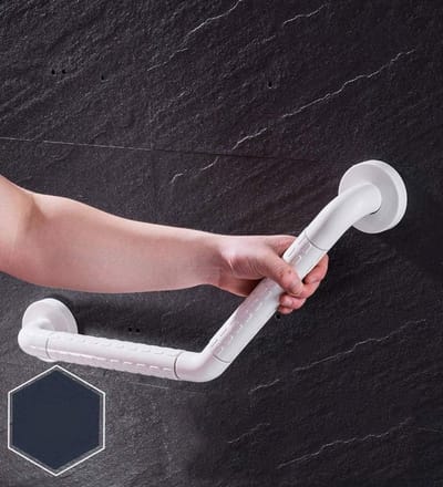 Badkamer Leuning - Grijp Bar Douche - Veiligheid Thuis - Roestvrij Staal - Wandmontage - Zilver
