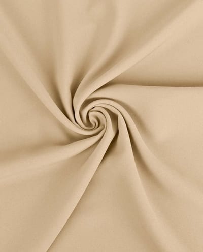 Burlington Stof Uni per Meter – Beige – Stevig & Vormvast – Texture Stof – Voor Broeken, Rokken & Colberts