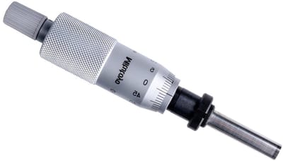 Meetklok Schroef - Inbouw Schroef - Precisie Meten - 2 Mikron Afwijking - 0-25 mm - Zilver