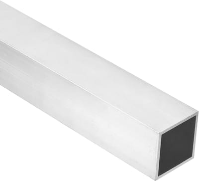 Aluminium vierkante buis 51mm x 51mm x 3.2mm - 300mm lengte voor machinebouw en DIY projecten, stevig en duurzaam met veelzijdige toepassingen