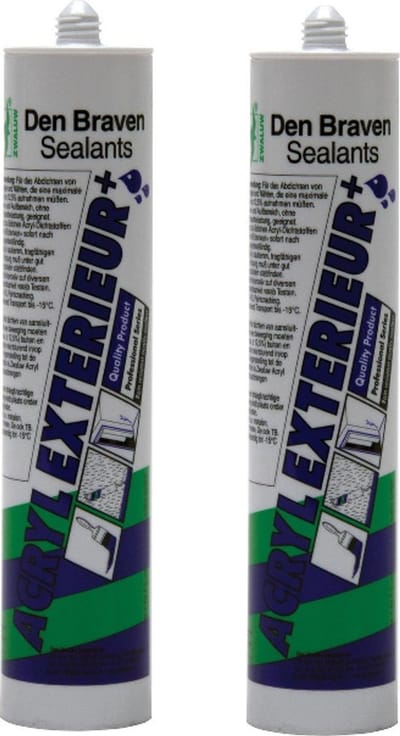 Acrylaatkit Exterieur grijs koker 310ml Zwaluw 2 stuks