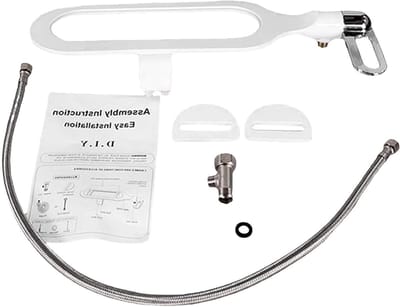 Intelligente toiletbril - Bidet sproeier - Persoonlijke hygiëne - Instelbare temperatuur - 47 x 182 x 9 cm - Wit