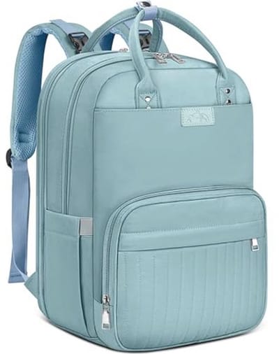 Luierrugzak voor baby's met kinderwagenriemen en luieronderlegger - Grote zwarte babytas voor onderweg