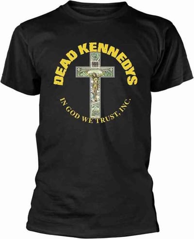Dead Kennedys Heren Tshirt -S- In God We Trust 2 Zwart