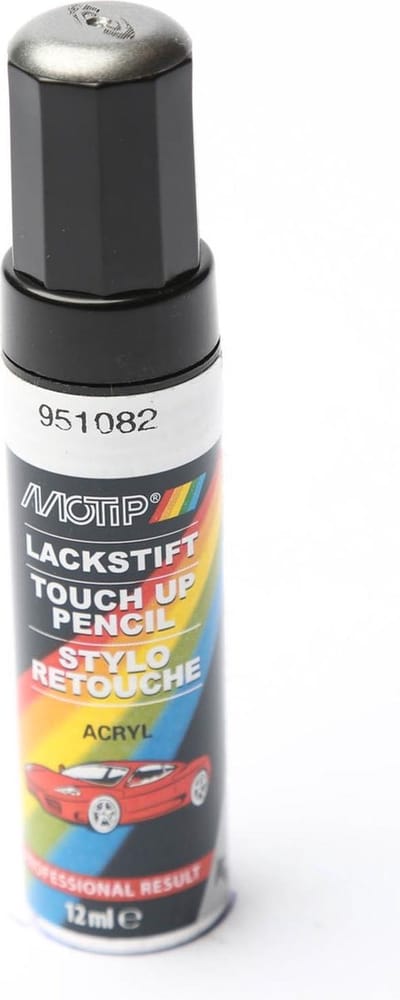 Motip 951082 - Auto lakstift - Grijs Metallic - 12 ml