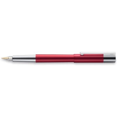 LAMY scala pianored Vulpen | Metalen vulpen 14 kt goudpunt | M-penpunt | Inclusief blauwe inktpatroon