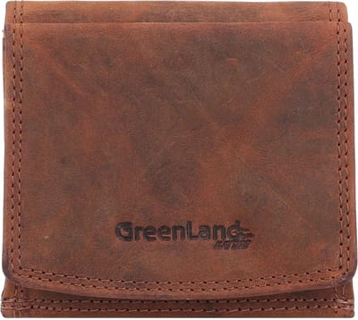 Greenland Nature Montenegro Portemonnee RFID Leer 10 cm - Jongens - Horizontaal - braun
