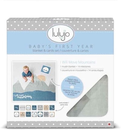 Milestone Kaarten Set voor Kinderen met Swaddle Deken
