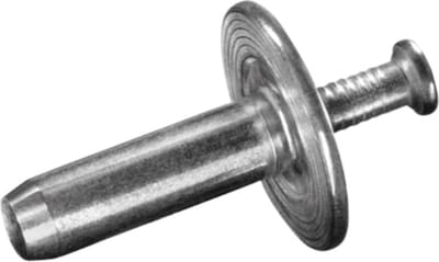 GOEBEL® - 250 x Hamerslag blindklinknagels (Ø x L) 4,8 x 10 mm - Alu Aluminium AlMG 3 / RVS A2 - Vlakke kop - HAMMER - 6060648100 - Popnagel