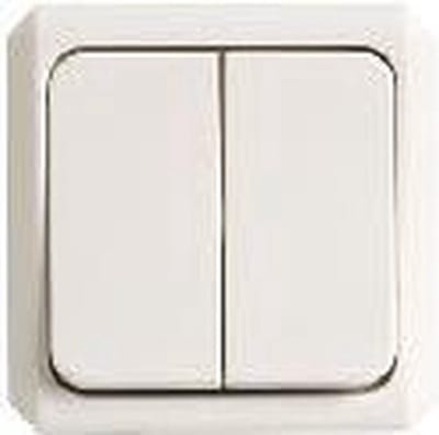 Merten opbouw schakelaar serie creme