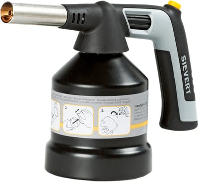 Sievert HandyJet Gasbrander - Creme Brulee brander - Met piëzo ontsteking - inclusief gaspatroon