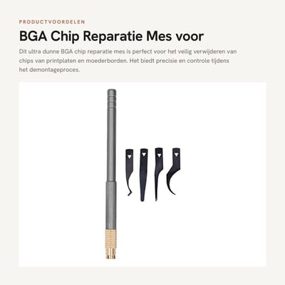 Dailygoods - BGA Chip Reparatie Mes voor Printplaat en Moederbord