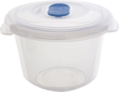 Whitefurze Vershoudbakje/bewaarbakje - magnetron/vriezer - transparant - kunststof - 500 ml