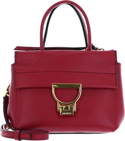 COCCINELLE Leren Handtas Schoudertas Arlettis Handbag Sangria (rood)paars