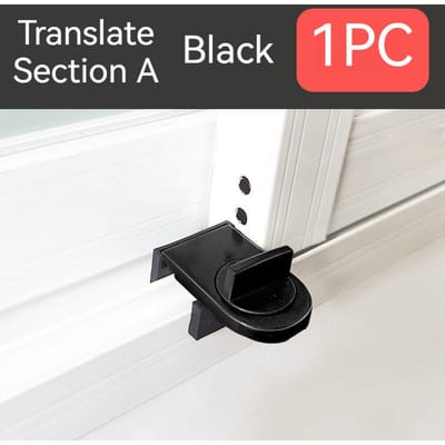 Bouchon de ceinture coulissant, serrure de sécurité pour porte d'armoire, antivol, fenêtre, portes coulissantes, sécurité pour bébés et enfants, 1 pièces