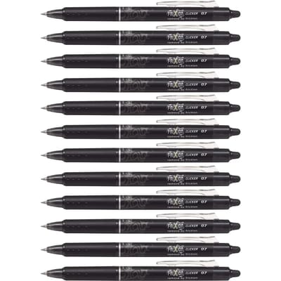 Pilot FriXion Ballpen 0.7mm Clicker  – Doos van 12 stuks - Zwart