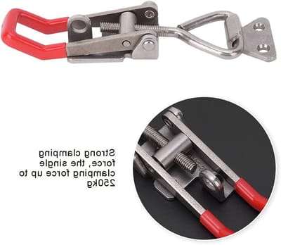 Toggle Clamp met Latch voor 250kg - Ideaal voor Thuis en Kantoor, Stevige Haak en Betrouwbare Bevestiging