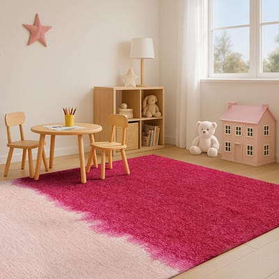Binnen & Buiten Vloerkleed - 80 x 150 cm - Lola&Moi Storm Azalea - Laagpolig Tapijt - Gerecycled PET - Made in Belgium - Circulair