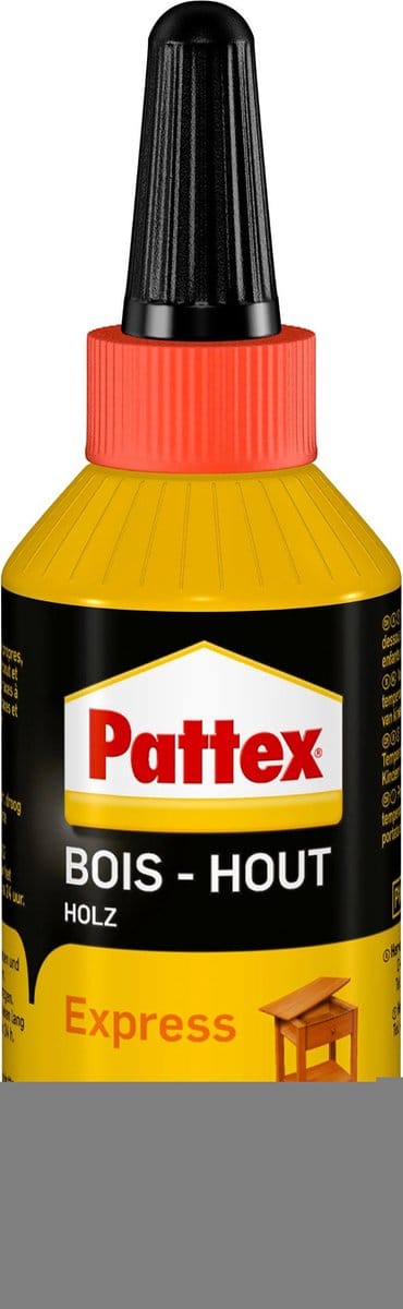 Pattex Houtlijm Express 75 g | Sneldrogende Houtlijm voor Alle Klussen | Houtlijmen voor Sterke Hechting.