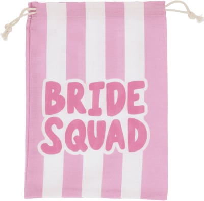 Riethmüller - Cadeautasje - bride squad - she said yaass - roze/wit