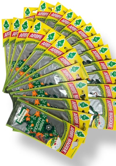 Arbre Magique Geurboom Luchtverfrisser voor in de auto – Car Parfum – Geurboompje - Country Bouquet - 24 PACK!!