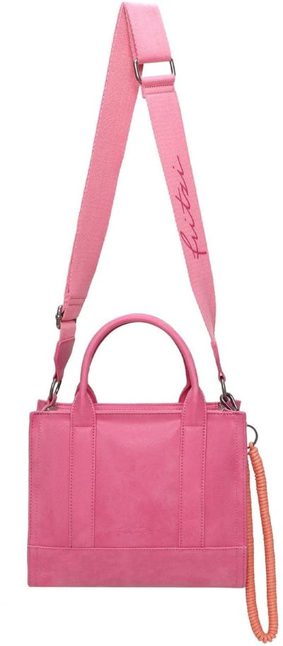 Fritzi aus Preußen schoudertas handtas Fritzi SquareN Vintage Crossbody Bag Squeezy Pink roze