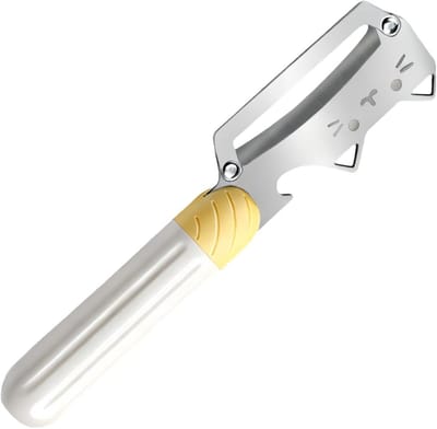 Keukengroenteschiller - Snijder - Maaltijden Bereiden - Ergonomische Antislipgreep - 19 cm - Zilver