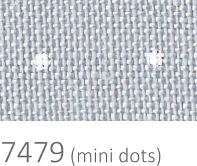 Borduurstof Belfast 32ct (48 x 68 cm) - Zweigart - 100% Linnen - Mini dots Grey - 7479