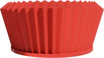 Fiastra Fiorella Sleutelbakje - Rood - Stijlvolle Organizer voor Sleutels en Kleine Spullen - Duurzaam en Modern Design