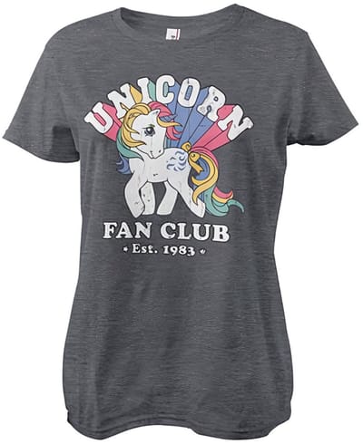 My Little Pony Dames-T-shirt 'Unicorn Fan Club' in meisjesachtige stijl