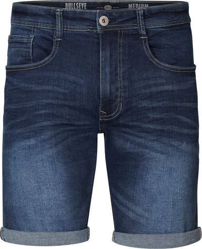 Petrol Industries - Heren Bullseye Denim Short Wavecrest - Blauw - Maat S