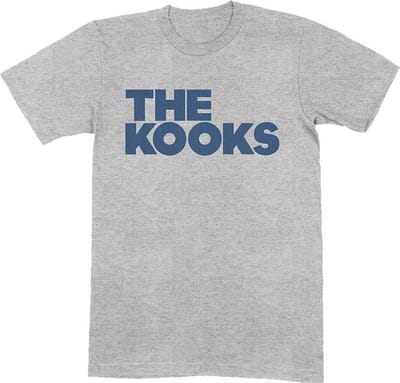 The Kooks - Logo Heren T-shirt - M - Grijs