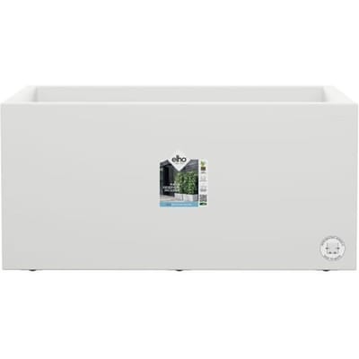 ELHO Bac a fleurs Vivo Next Long 60 - L 59 x W 30 x H 29 cm - Intérieur,Extérieur - 100% recyclé - Blanc