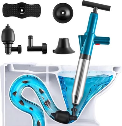 Nifkos - Professionele Luchtdruk Pomp Ontstopper - Ontstopper - WC Ontstopper - Gootsteen Ontstopper - Ontstopper Afvoer - Toilet Ontstopper - Plopper